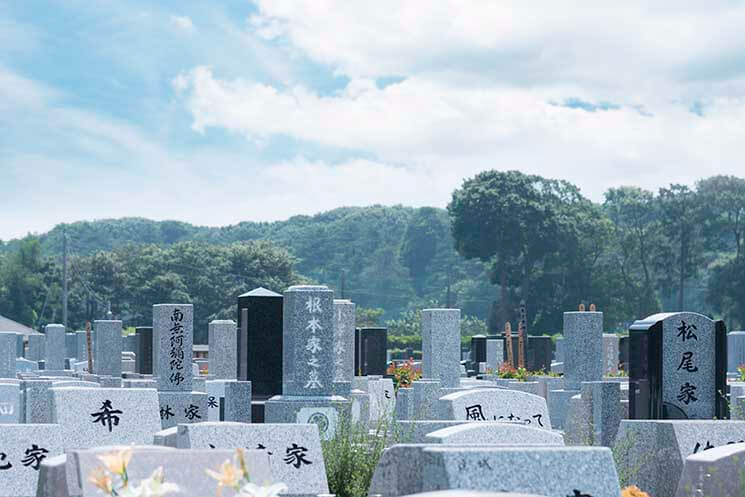お墓の写真